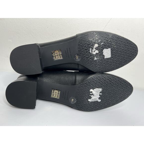 Stuart Weitzman Odetta Ankle Pull On Bootie Black Leather Size 10 - Picture 8 of 10